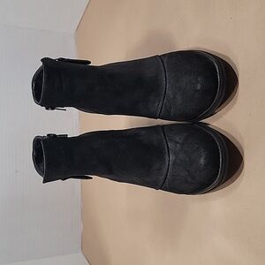 Gianni Bini Black Suede Booties.  NWOT, Size 8